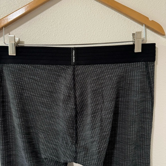 Nike Pro Compression Tights Gray Geometric Stripes Base Layer X-Large - Picture 6 of 7